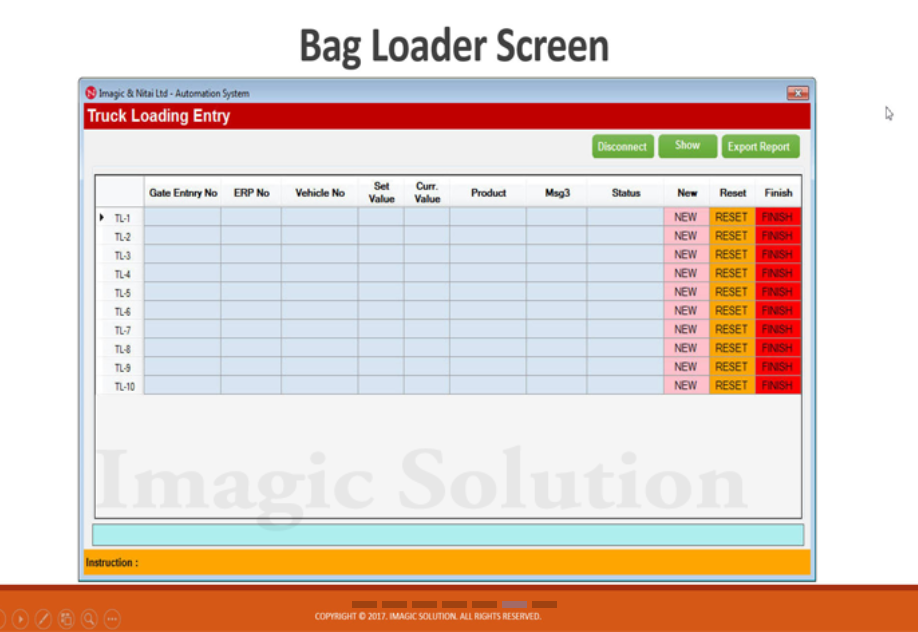 Seamless Cement Bag Movement